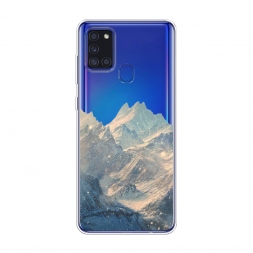 Силиконовый чехол Горы арт 2 на Samsung Galaxy A21s