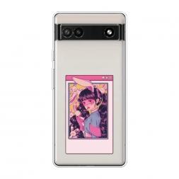Силиконовый чехол Anime window на Google Pixel 6A