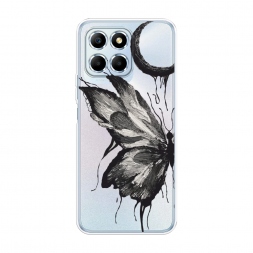 Силиконовый чехол Чернильная бабочка на Honor X6s
