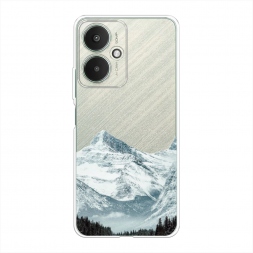 Силиконовый чехол Горы арт 1 на Xiaomi Redmi 13C 5G