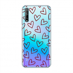 ����������� ����� Little hearts doodles 2 �� Huawei Y8p