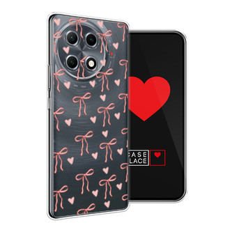 Силиконовый чехол Бантики и сердечки на Tecno Camon 30S Pro