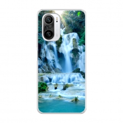 Силиконовый чехол Водопад 8 на Xiaomi Poco F3