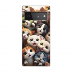 Силиконовый чехол Море котят на Google Pixel 6 Pro