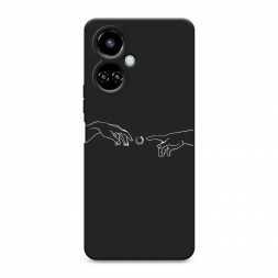Матовый силиконовый чехол Загрузка творения на Tecno Camon 19 Pro 4G