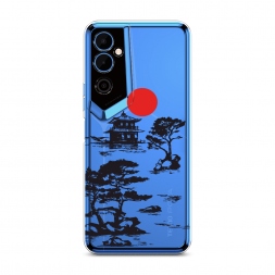 Силиконовый чехол Алое солнце на Tecno Pova Neo 2