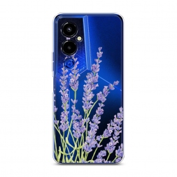 Силиконовый чехол Лавандовые стебли на Tecno Pova 4 pro