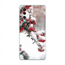 Силиконовый чехол Зима 8 на Huawei P30