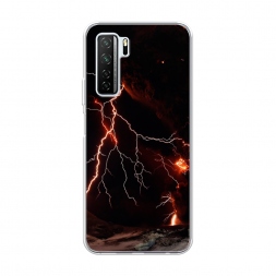 Силиконовый чехол Молния 4 на Huawei P40 lite 5G