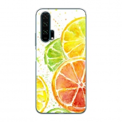 Силиконовый чехол Цитрусовые на Honor 20 Pro