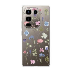 Силиконовый чехол Гербарий из полевых цветов на Infinix Note 50 pro