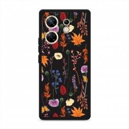 ������� ����������� ����� Orange Purple flowers �� Infinix Zero 30 4G