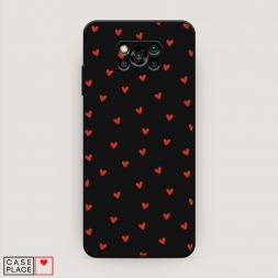 ������� ����������� ����� Red hearts �� Xiaomi Poco X3 Pro