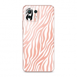 Силиконовый чехол Зебра на Xiaomi 11 Lite 5G NE