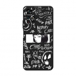 ������� ����������� ����� Manga graffiti white �� Xiaomi Redmi Note 11 5G