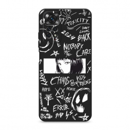 ������� ����������� ����� Manga graffiti white �� Xiaomi Redmi Note 11 4G Global