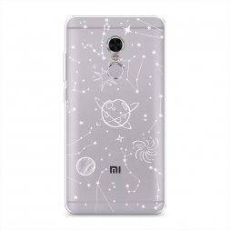 Силиконовый чехол Планеты в космосе на Xiaomi Redmi Note 4