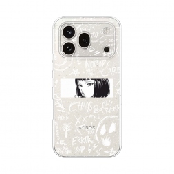 Блестящий Manga graffiti white на Honor 600 Pro