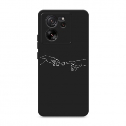 Матовый силиконовый чехол Загрузка творения на Xiaomi 13T