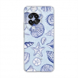 Силиконовый чехол Морской паттерн на Huawei Nova 14 Pro