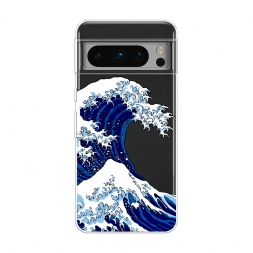 Силиконовый чехол Волна в Канагаве на Google Pixel 8 Pro