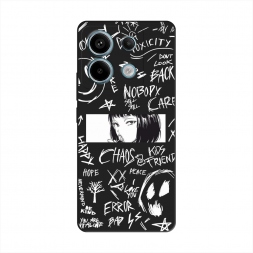 ������� ����������� ����� Manga graffiti white �� Xiaomi Redmi Note 13 Pro 5G