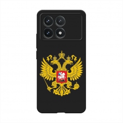 Матовый силиконовый чехол Государственный герб на Xiaomi Redmi K70 5G
