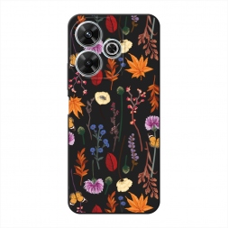 ������� ����������� ����� Orange Purple flowers �� Xiaomi Redmi 13