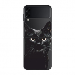 Силиконовый чехол Добрый кот 2 на Samsung Galaxy Z Flip 3