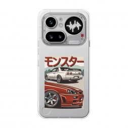 Силиконовый чехол Monster car на Nothing Phone 4a Pro