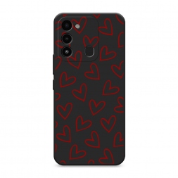 ������� ����������� ����� Little hearts doodles 2 �� Tecno Spark 9
