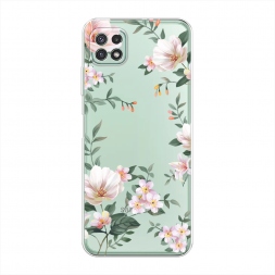 ����������� ����� Beautiful white flowers �� Samsung Galaxy A22s 5G