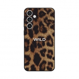Матовый силиконовый чехол Wild на леопарде на Samsung Galaxy S23 FE 5G