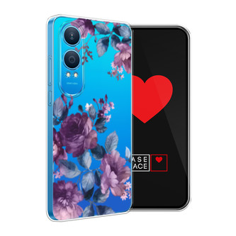 Силиконовый чехол Purple Blossoms на OnePlus Nord CE4 Lite 5G