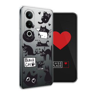 ����������� ����� Black cat doodles �� Oneplus Nord CE4
