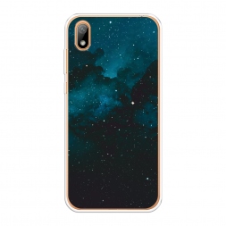 Силиконовый чехол Синий космос на Honor 8S
