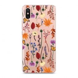 ����������� ����� Orange Purple flowers �� Xiaomi Mi Max 3