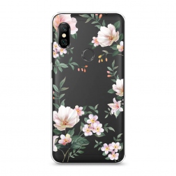 ����������� ����� Beautiful white flowers �� Xiaomi Redmi Note 6 Pro