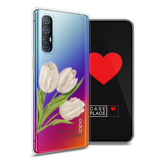 Силиконовый чехол Romance on earth 2 на Oppo Reno 3 Pro