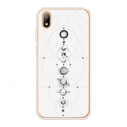 Силиконовый чехол Парад планет на Honor 8S