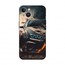 Матовый силиконовый чехол На износ на iPhone 14