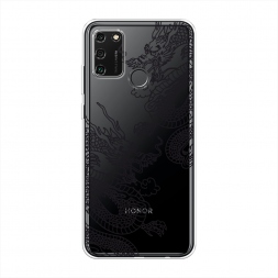 Силиконовый чехол Два китайских дракона на Honor 9A