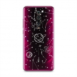 Силиконовый чехол Планеты в космосе на Xiaomi Redmi K20