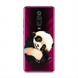 Силиконовый чехол Большеглазая панда на Xiaomi Redmi K20 Pro