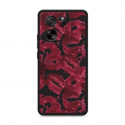 Матовый силиконовый чехол Помада паттерн 2 на Xiaomi 13T