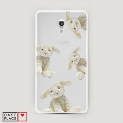 Силиконовый чехол Плюшевые овечки на Alcatel Pixi 4 (5) 5045D