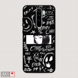 ������� ����������� ����� Manga graffiti white �� Xiaomi Redmi Note 8 Pro