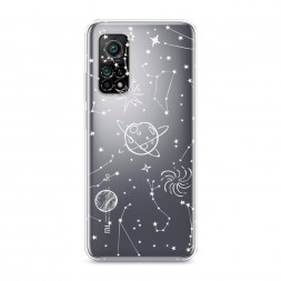 Силиконовый чехол Планеты в космосе на Xiaomi Mi 10T Pro