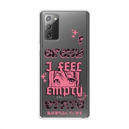 Силиконовый чехол Feel empty на Samsung Galaxy Note 20