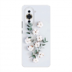 Силиконовый чехол Веточка хлопка на Huawei Nova 10 Pro